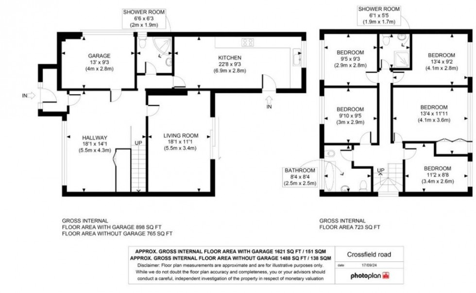 Floorplan for Crossefield Road,  Cheadle, SK8